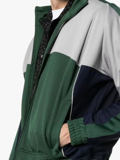 Shop Nike X Martine Rose Zip Up Track Jacket In Multicoloured