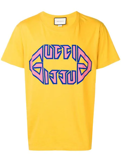 gucci metal logo t shirt