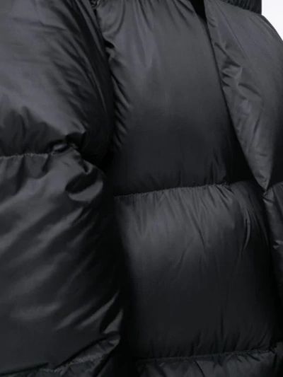 Shop Rick Owens Oversized Goose Down Coat In Black