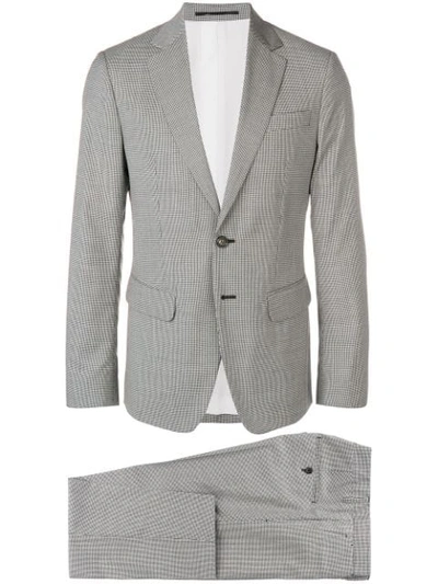 Shop Dsquared2 Classic Two-piece Suit In 001f  White Grey