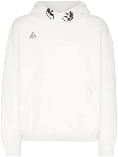Shop Nike Agc Pullover Hoodie - White