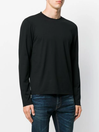 Shop Prada Round Neck Sweater - Black
