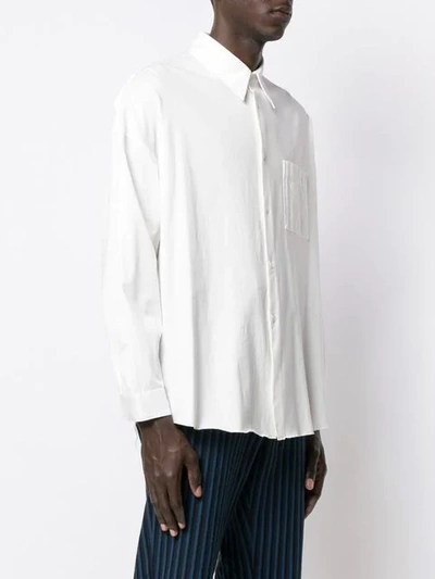 Shop Marni Boxy Fit Shirt In White