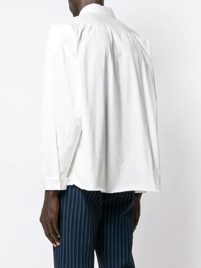 Shop Marni Boxy Fit Shirt In White
