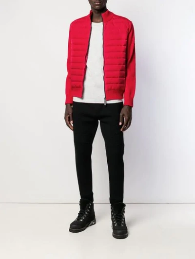 Shop Canada Goose Padded Front Jacket In Red