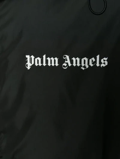 Shop Palm Angels Side Stripe Track Jacket In Black
