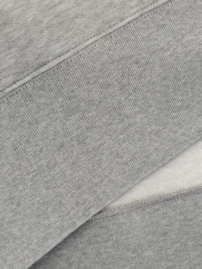 Shop Sacai Oversized Hoodie In Grey