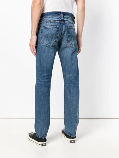 Shop Levi's 501 Tapered Jeans In Blue