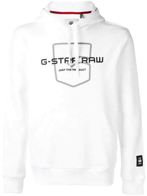 white g star raw hoodie