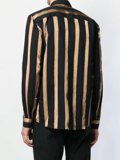 Shop Henrik Vibskov Spyjama Striped Shirt In Black