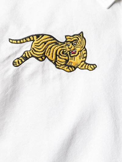 Shop Kenzo Jumping Tiger Shirt In White
