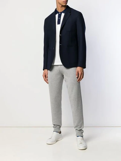 Corneliani Classic Jersey Trousers In Grey