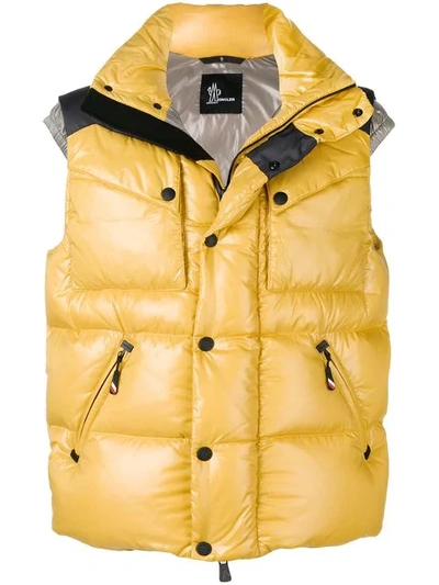 MONCLER GRENOBLE 羽绒马甲 - 黄色