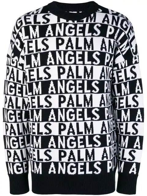 palm angels black jumper