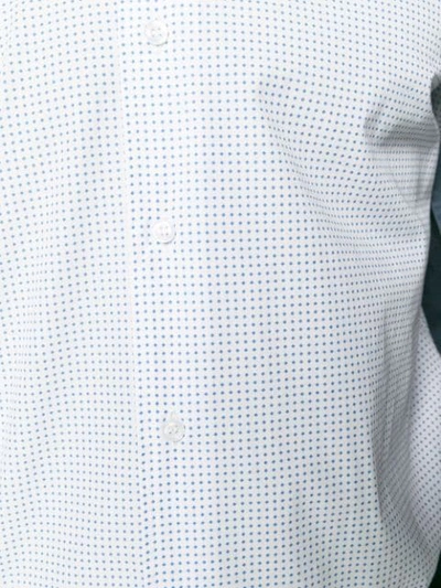 Shop Orian Slim-fit Button Shirt In White