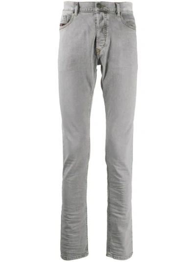 Shop Diesel Tepphar Slim-fit Jeans In Grey