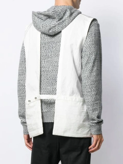 Shop Jil Sander Minimal Vest In White