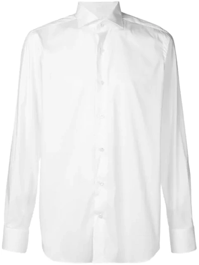 Shop Alessandro Gherardi Tailored Tuxedo Shirt In White