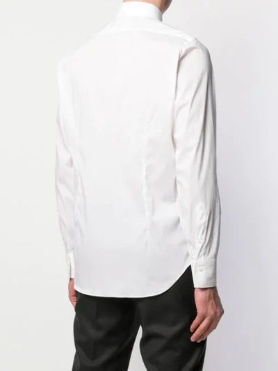 Shop Alessandro Gherardi Tailored Tuxedo Shirt In White