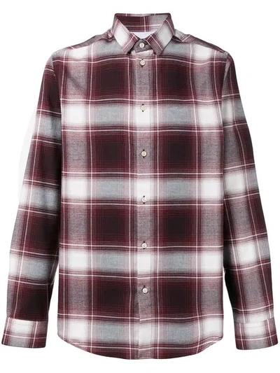 Shop Natural Selection Slate Checked Shirt In Red