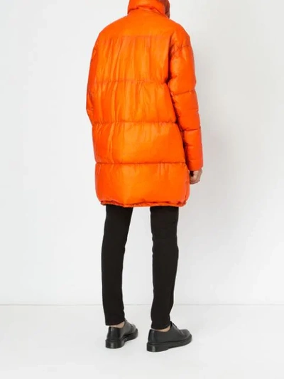 Shop Isaac Sellam Experience Gefütterte Jacke In Apparition H19 Orange