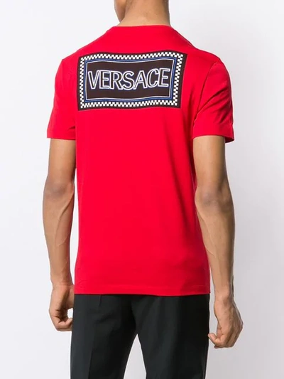 Shop Versace Medusa T-shirt In Red