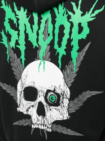 Shop Sss World Corp Skull Hoodie In Black