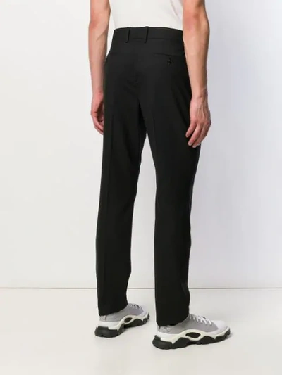 Shop Maison Margiela Tailored Slim Fit Trousers In Black