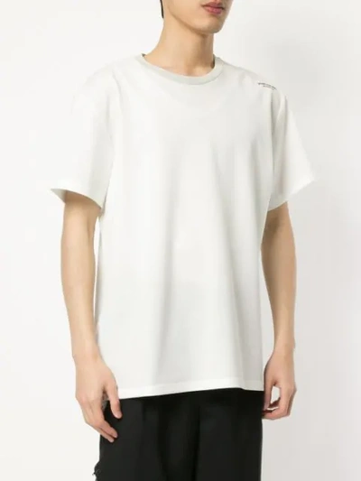 Shop Yoshiokubo Fringe Detailed T-shirt In White