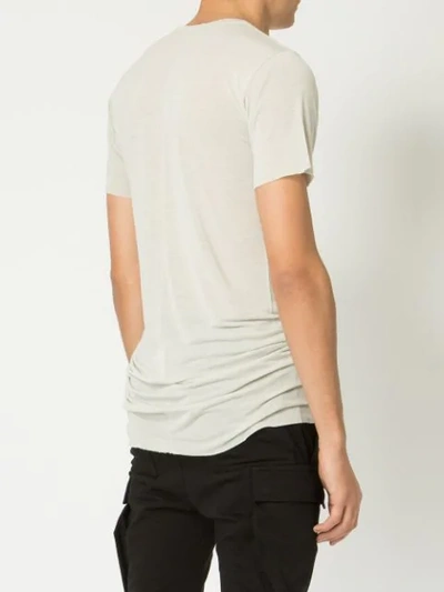 Shop Rick Owens Slim-fit T-shirt In Grey