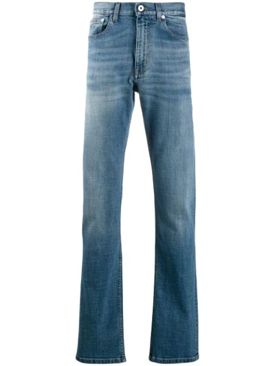 Shop Brioni Stonewashed Jeans In Blue