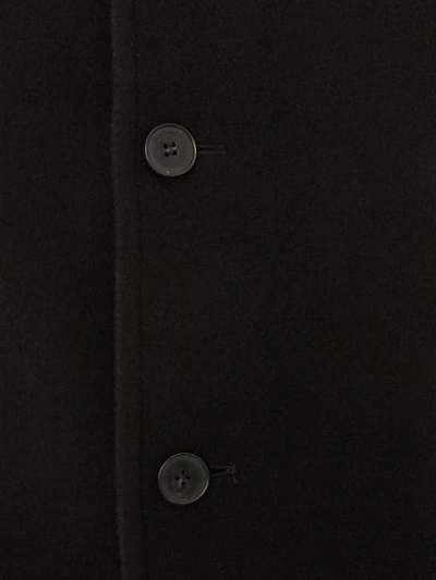 Shop Jw Anderson Knit Insert Belted Coat In Black