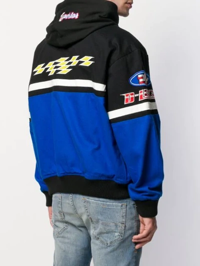 Shop Diesel Racer Bomber Jacket In 8hy Blue