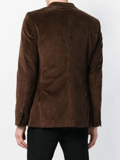 Shop Ami Alexandre Mattiussi Half-lined Two Buttons Jacket In Brown