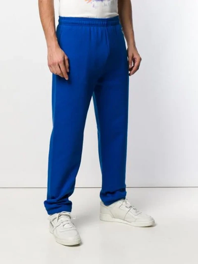 Shop Kenzo Tiger Track Pants In Blue