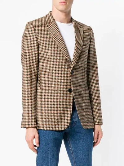 Shop Ami Alexandre Mattiussi Half-lined 2 Buttons Jacket In Brown