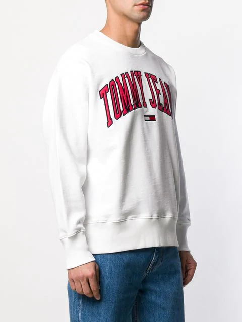 tommy jeans oversized logo sweatshirt