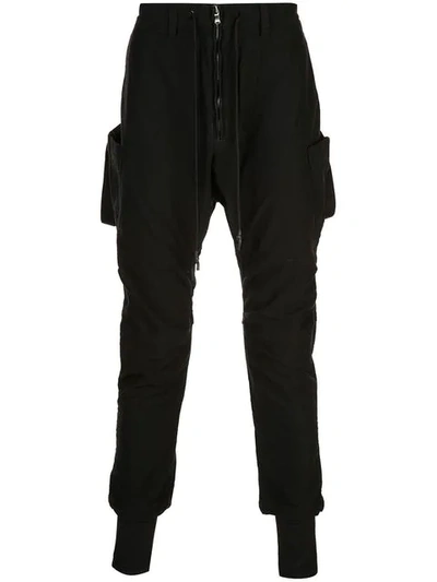 THE VIRIDI-ANNE CLASSIC JOGGER TROUSERS - 黑色