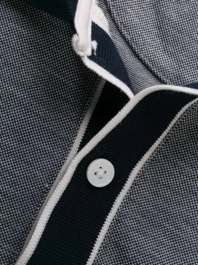 Shop Michael Michael Kors Piqué Polo Shirt In Grey