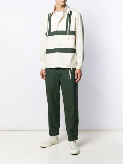 Shop Craig Green Drawstring Track Trousers In Green