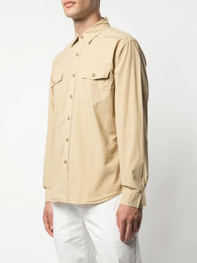 Shop Alex Mill Poplin Pocket Shirt - Brown