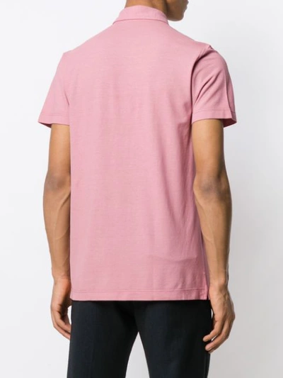 Shop Drumohr Classic Polo Shirt In Pink