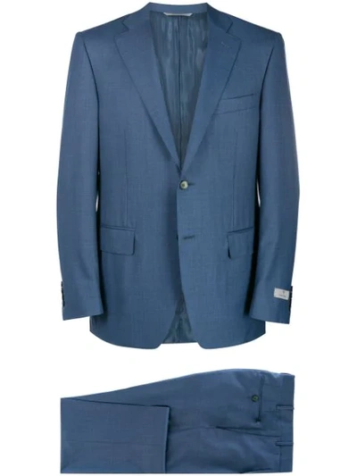 Shop Canali Classic Two-piece Suit In Blue