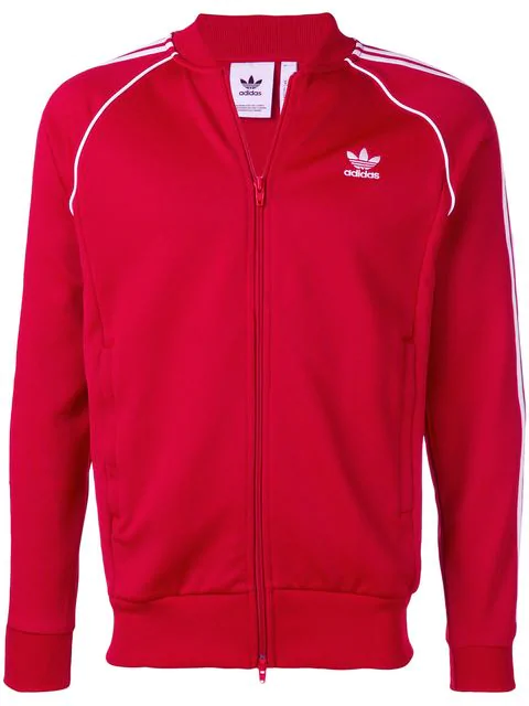 red superstar track jacket