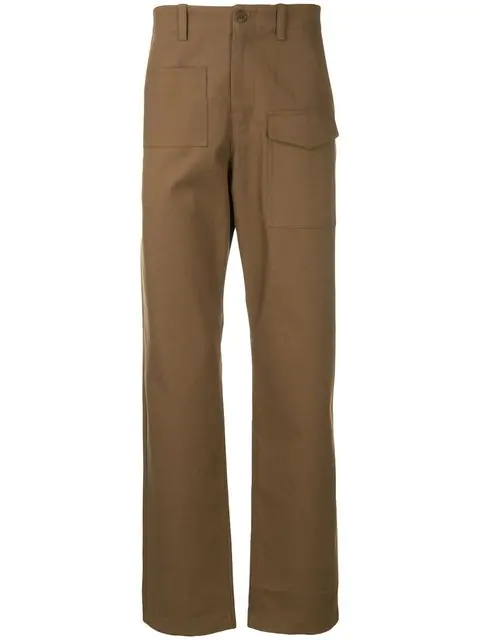 Oamc Combat Trousers In Brown | ModeSens