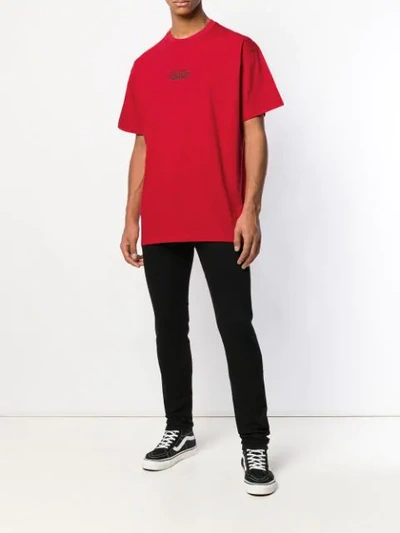 Shop Represent Logo Print T In Red