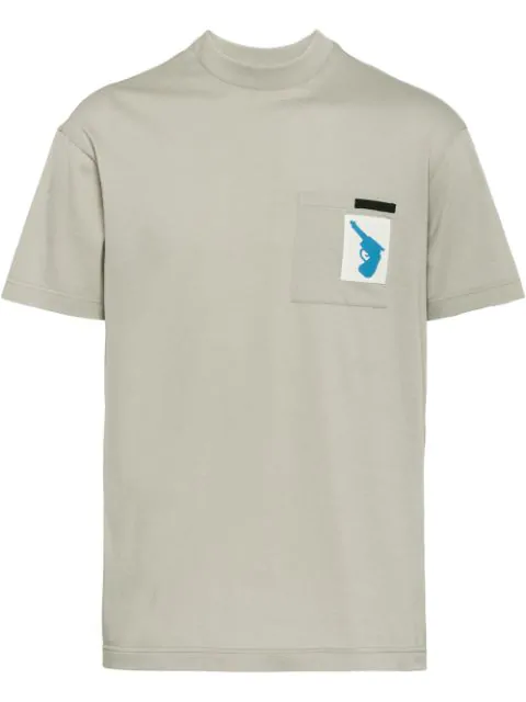 prada plain white t shirt