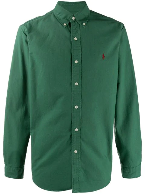 polo ralph lauren custom fit cotton oxford shirt