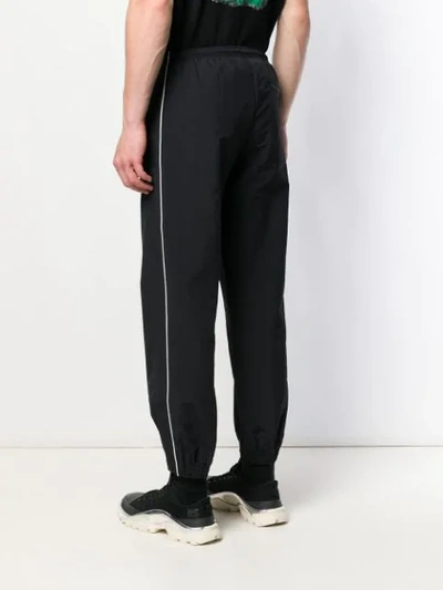 Shop Off-white Elasticated Trousers In Black