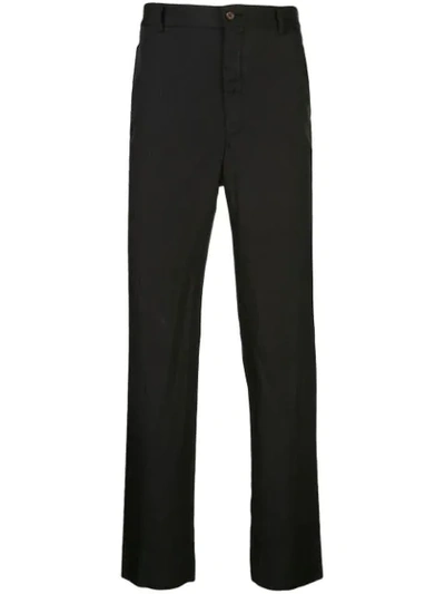 Shop Comme Des Garçons Homme Deux Straight Leg Trousers In Blue